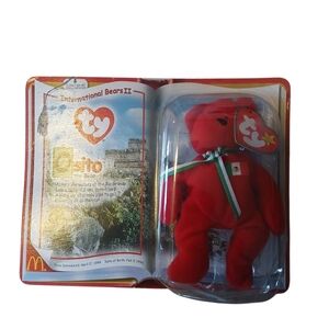 Osito the Bear Mexico McDonalds International Bears II Teenie Beanie Baby 2000